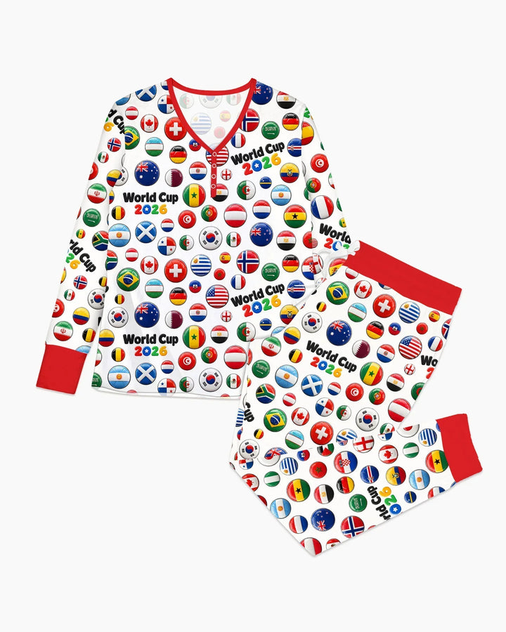 Vorlage Bambus Damen Pyjama Set