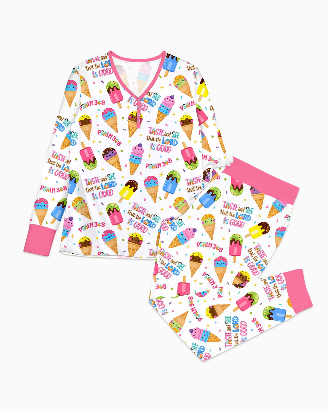 Vorlage Bambus Damen Pyjama Set