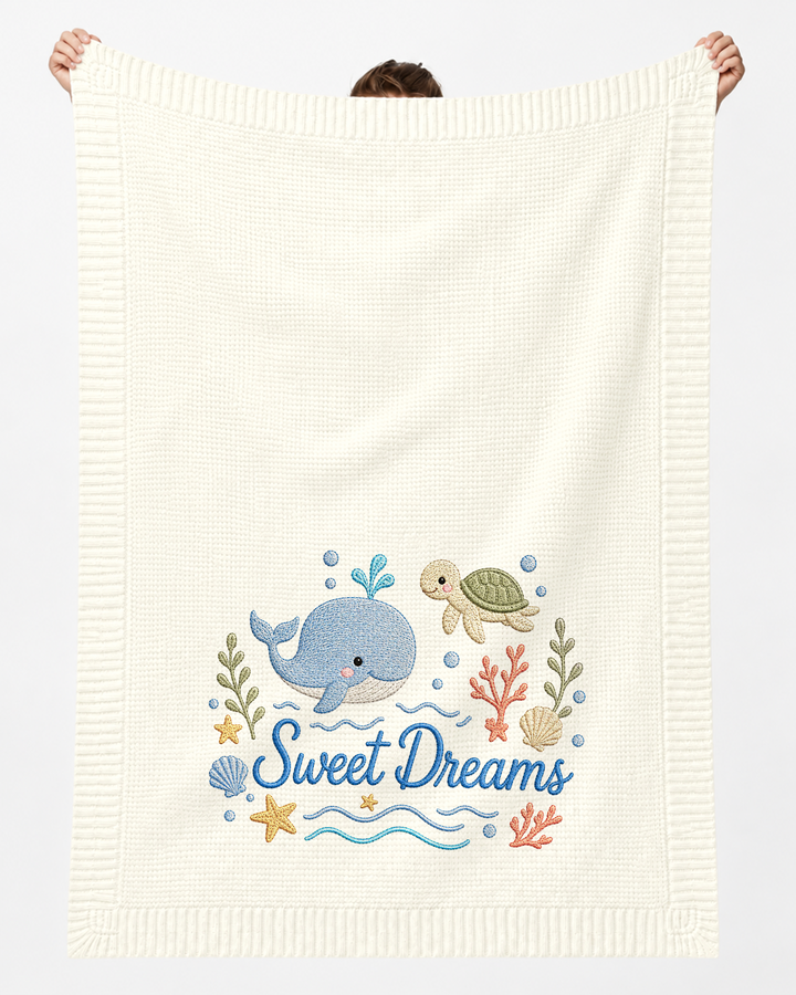 Sweet Dreams Baby Cotton Blanket