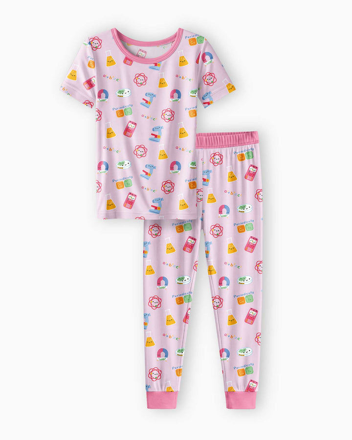 Zweiteiliges, kurzärmliges Pyjama-Set mit Marienkäfern