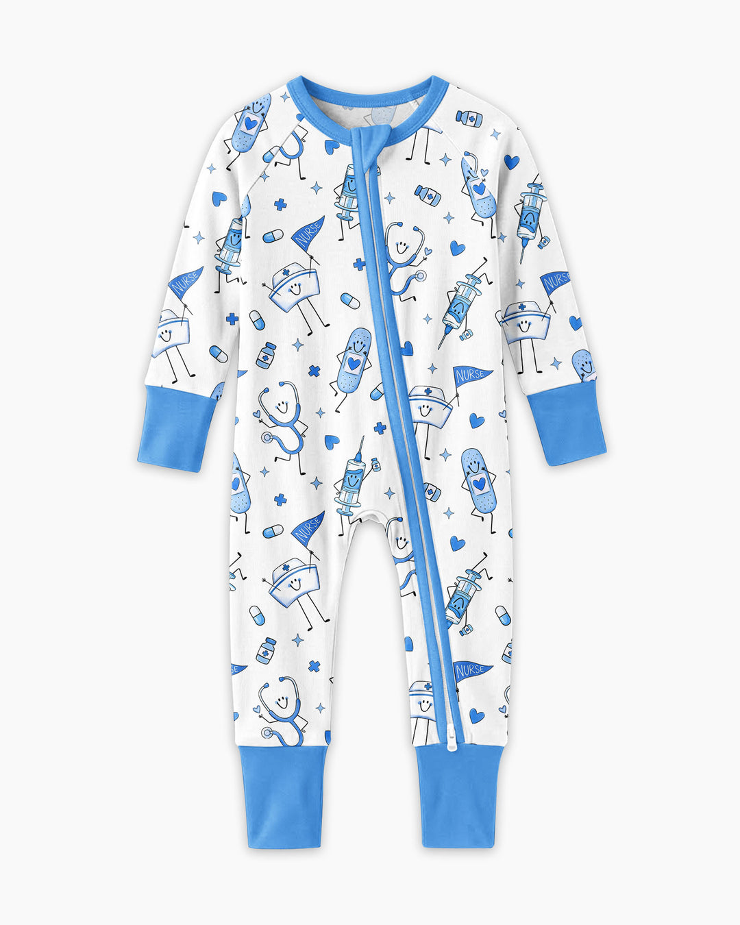 Cute Nurse Crew Bamboo Convertible Zippy