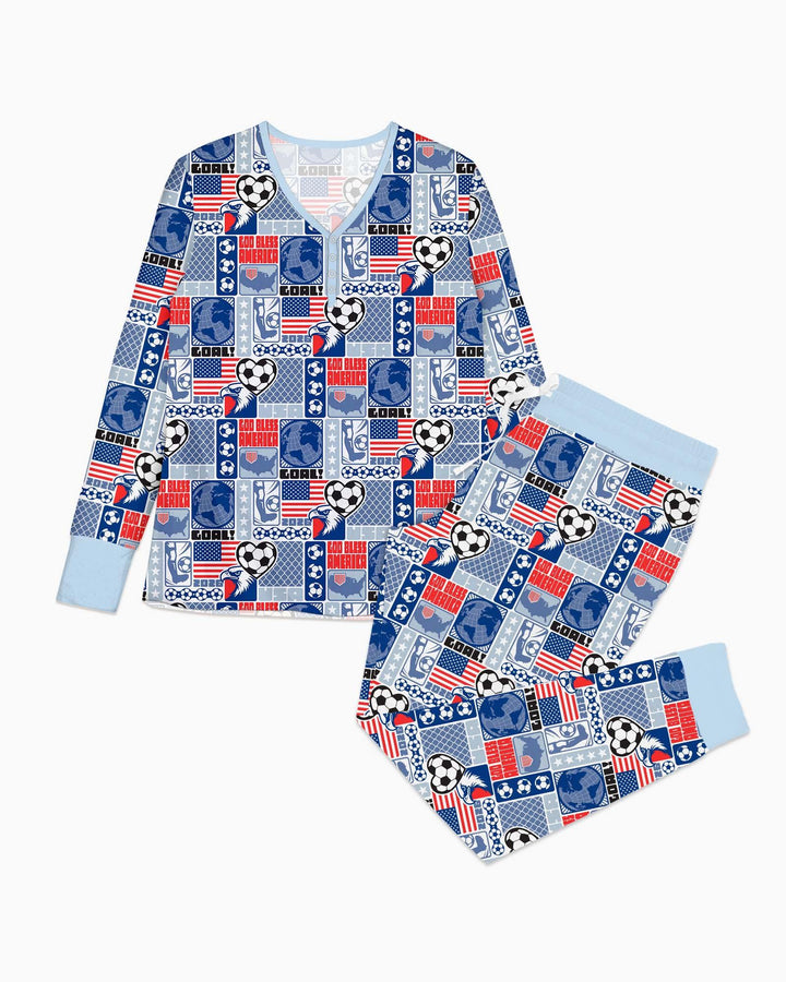 Vorlage Bambus Damen Pyjama Set