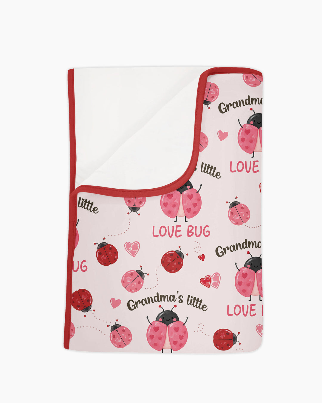 Grandma's Little Love Bug Bamboo Blanket