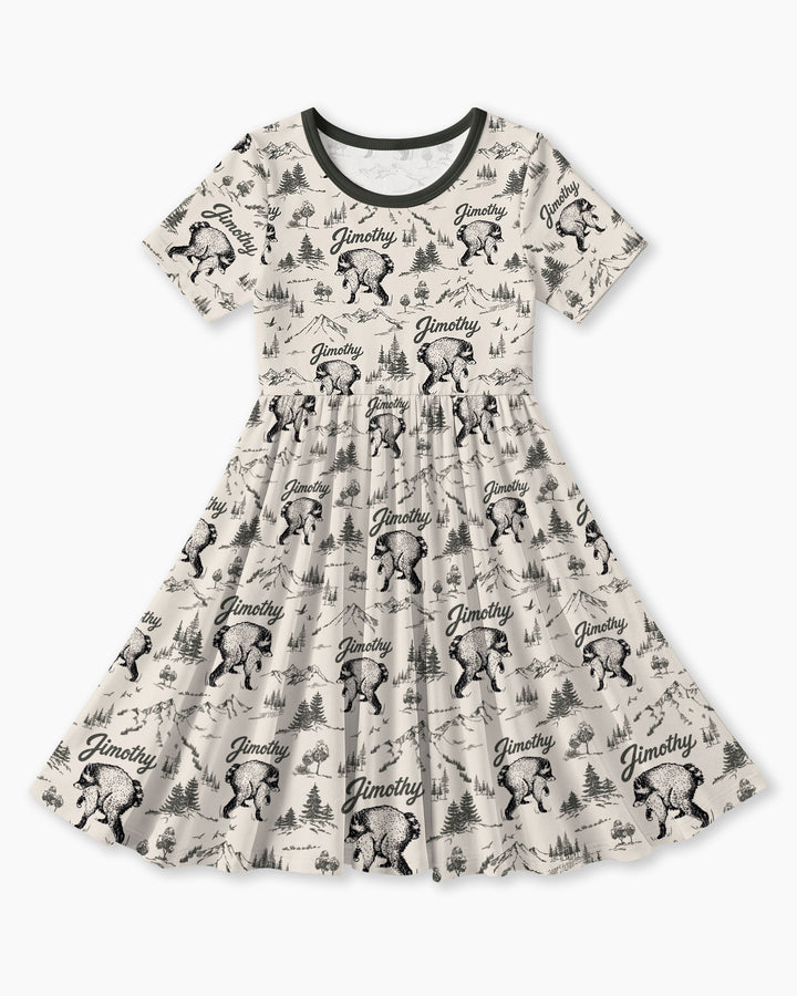 Vorlage Bambus Twirl Kleid