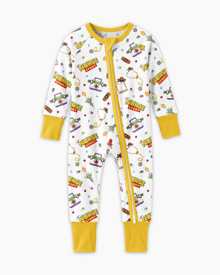 Gerippte Babykleidung mit individuellem Foto - Weich &amp; Skizzenhaft