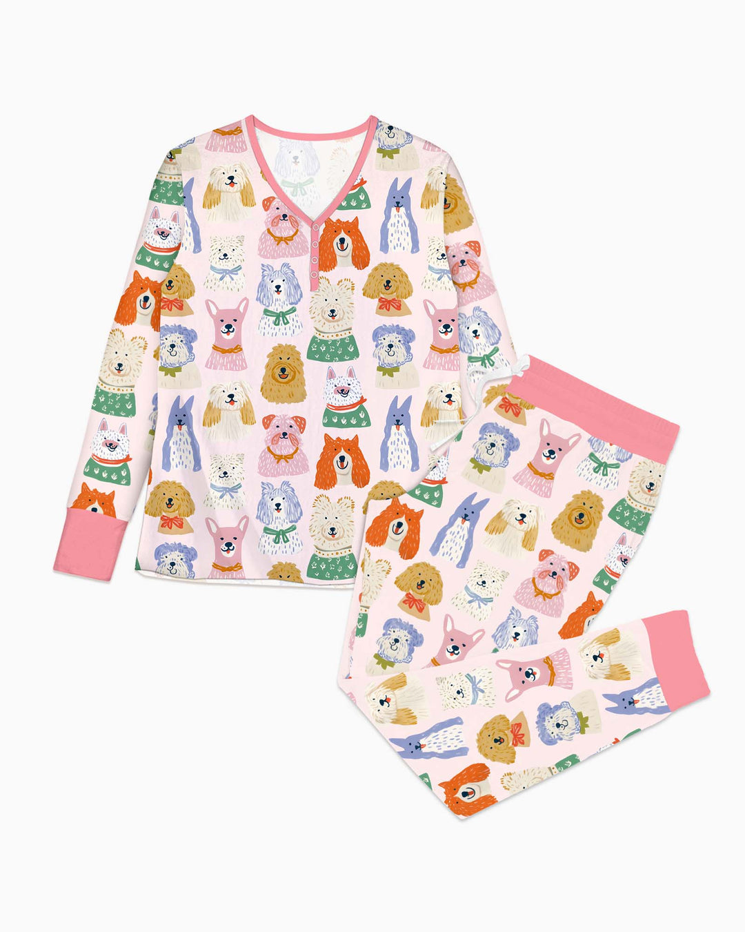 Vorlage Bambus Damen Pyjama Set