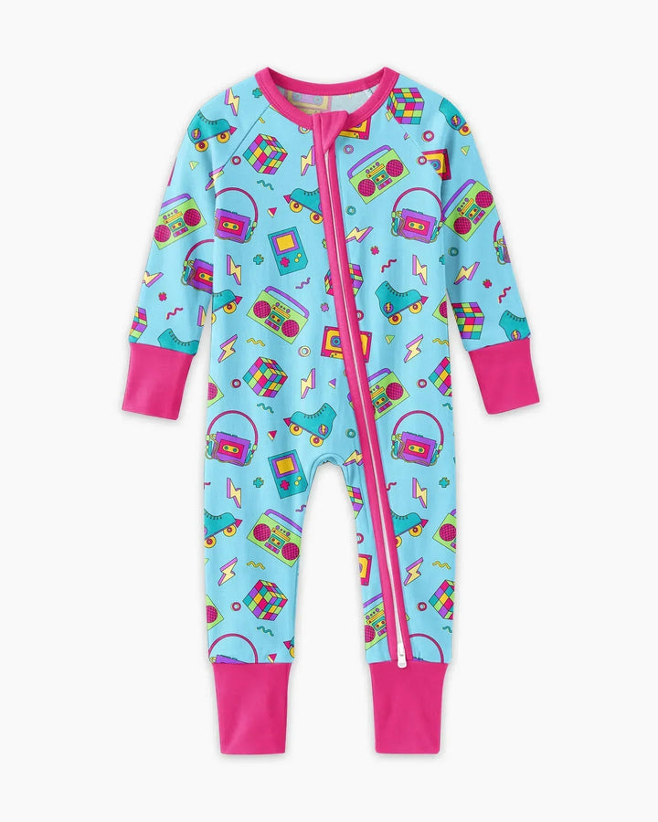 80s Retro Neon Bamboo Convertible Zippy