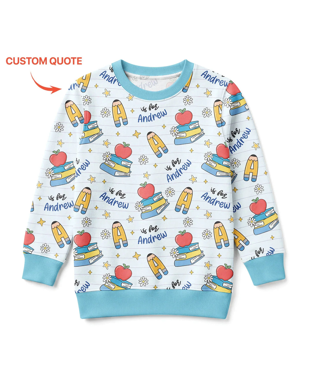 Custom Template Bambus-Rundhals-Sweatshirt