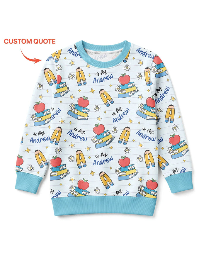 Custom Template Bambus-Rundhals-Sweatshirt