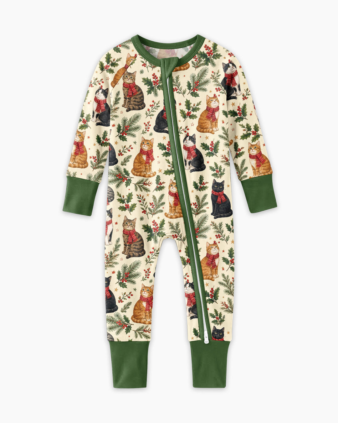 Christmas Cat Carolers Bamboo Convertible Zippy
