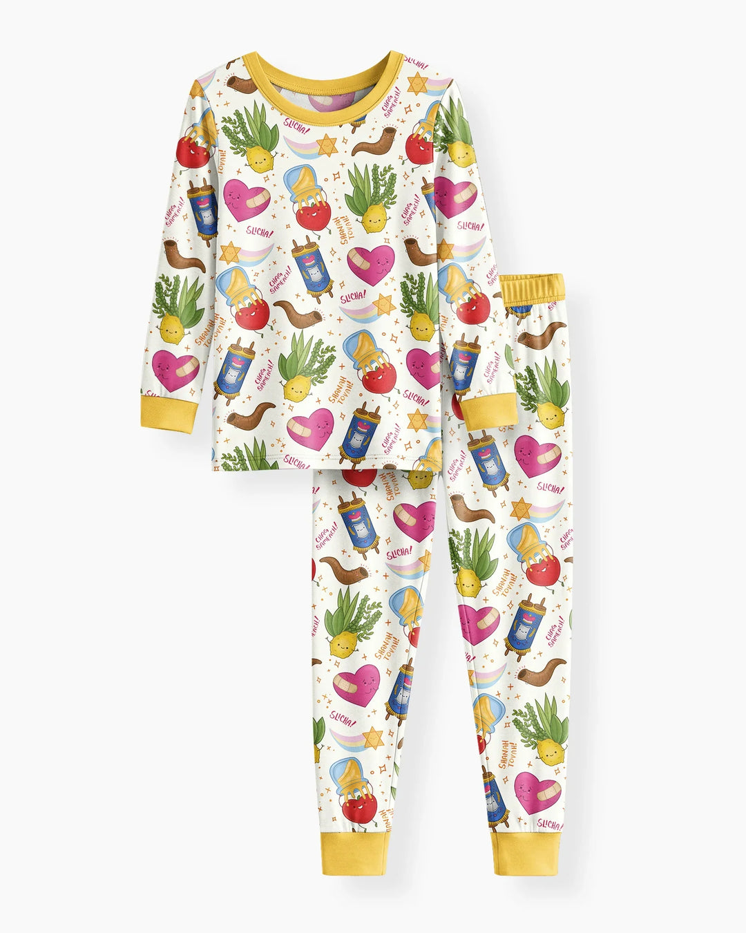 Jewish High Holidays Bamboo Two Piece Long Sleeve Pajama Set