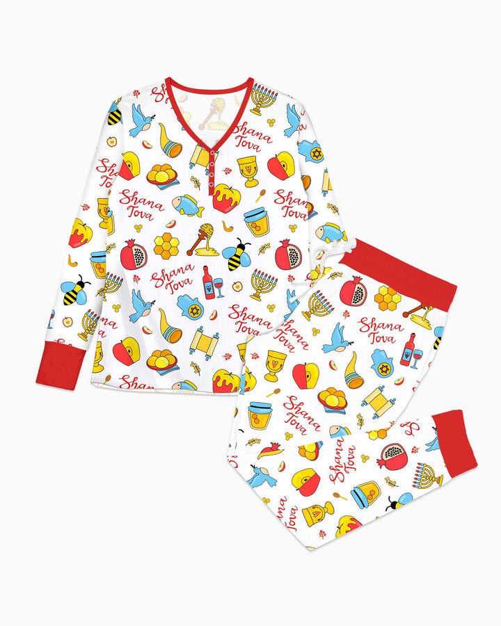 Vorlage Bambus Damen Pyjama Set