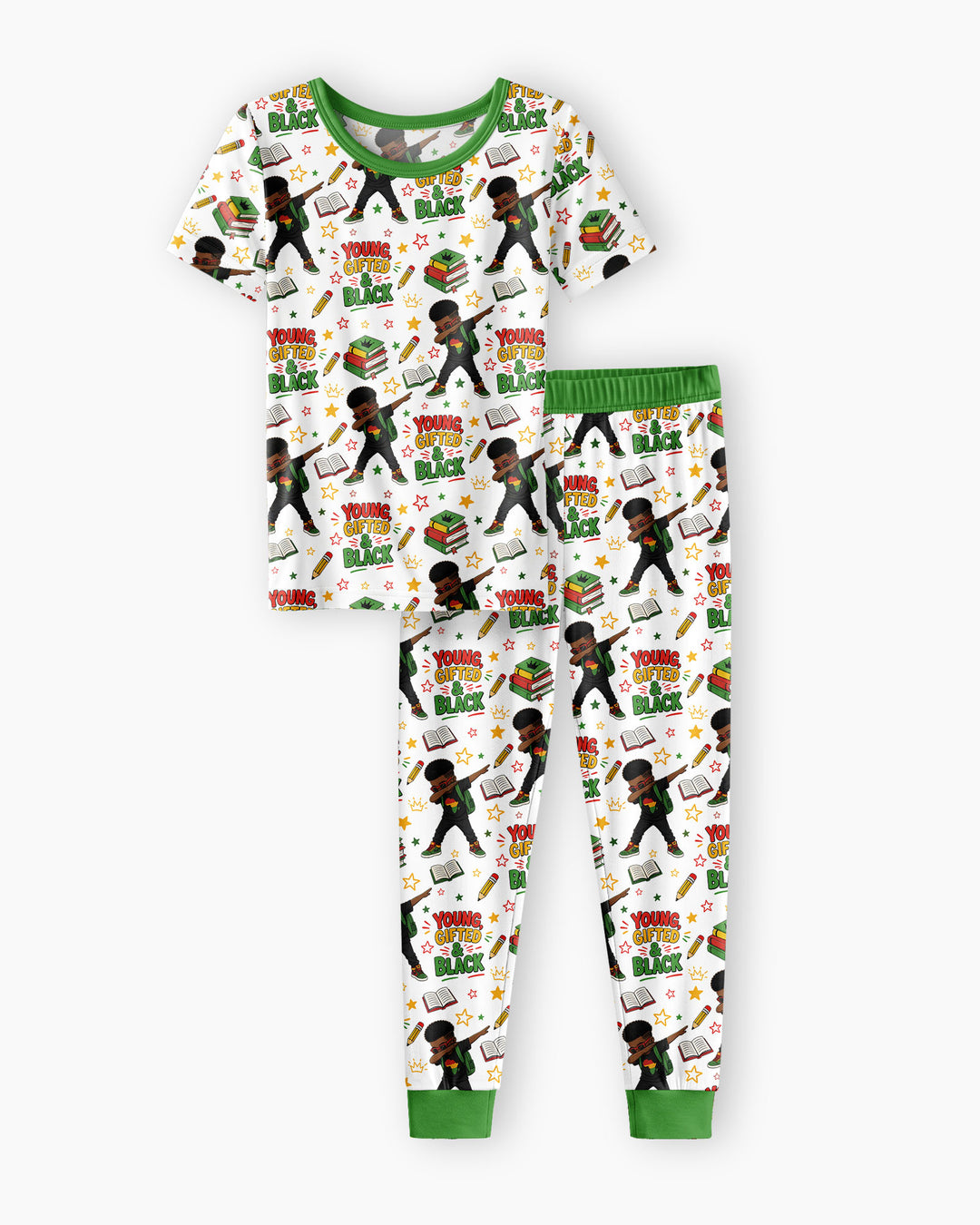 Zweiteiliges, kurzärmliges Pyjama-Set mit Marienkäfern