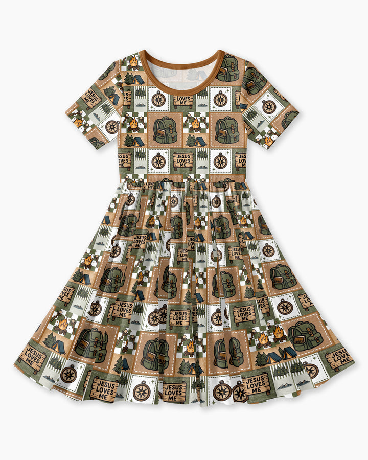 Vorlage Bambus Twirl Kleid