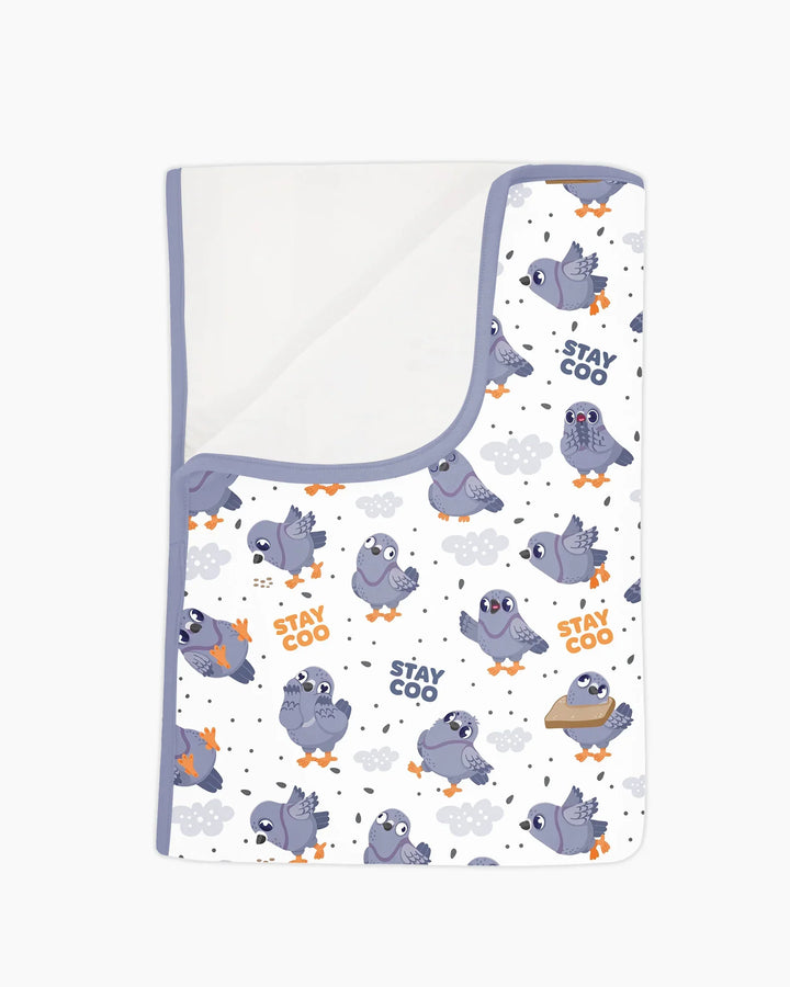 Pigeon Stay Coo Bamboo Blanket