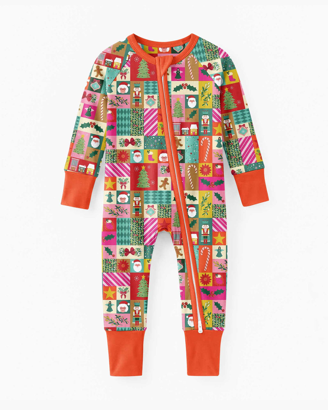 Maximalist Christmas Collage Bamboo Convertible Zippy