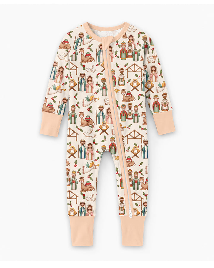 Holy Night Nativity Bamboo Convertible Zippy