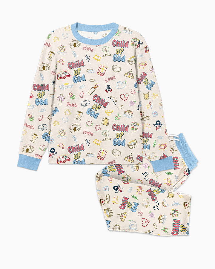 A Child Of God Family Matching Bamboo Men's Pajama Set