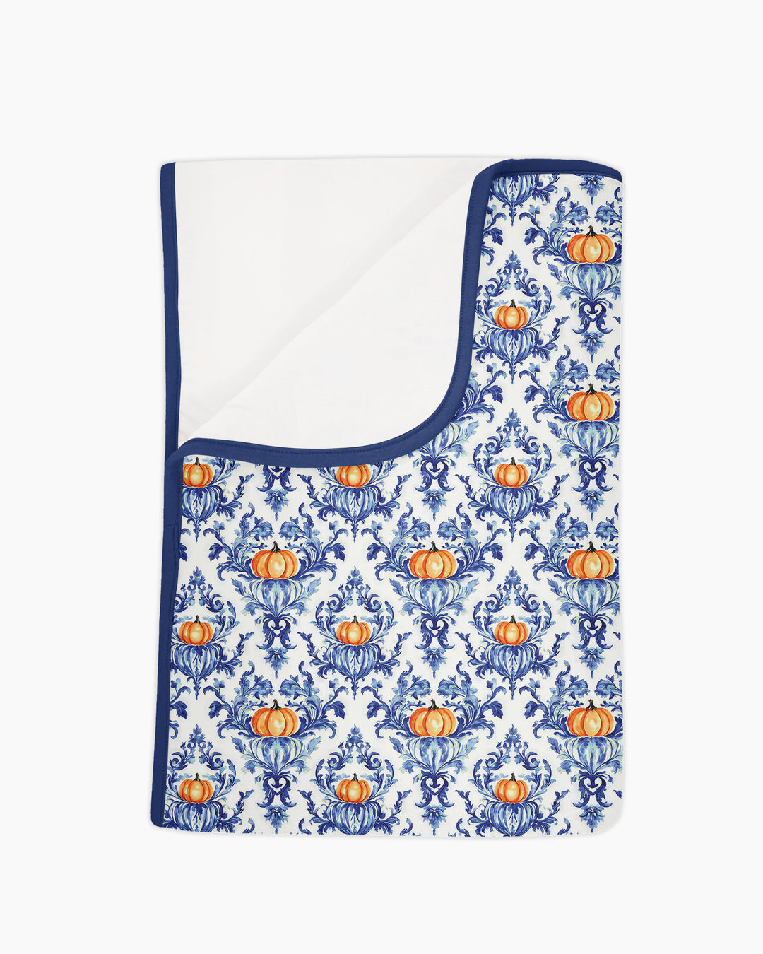 Pumpkin Toile Family Matching Bamboo Blanket