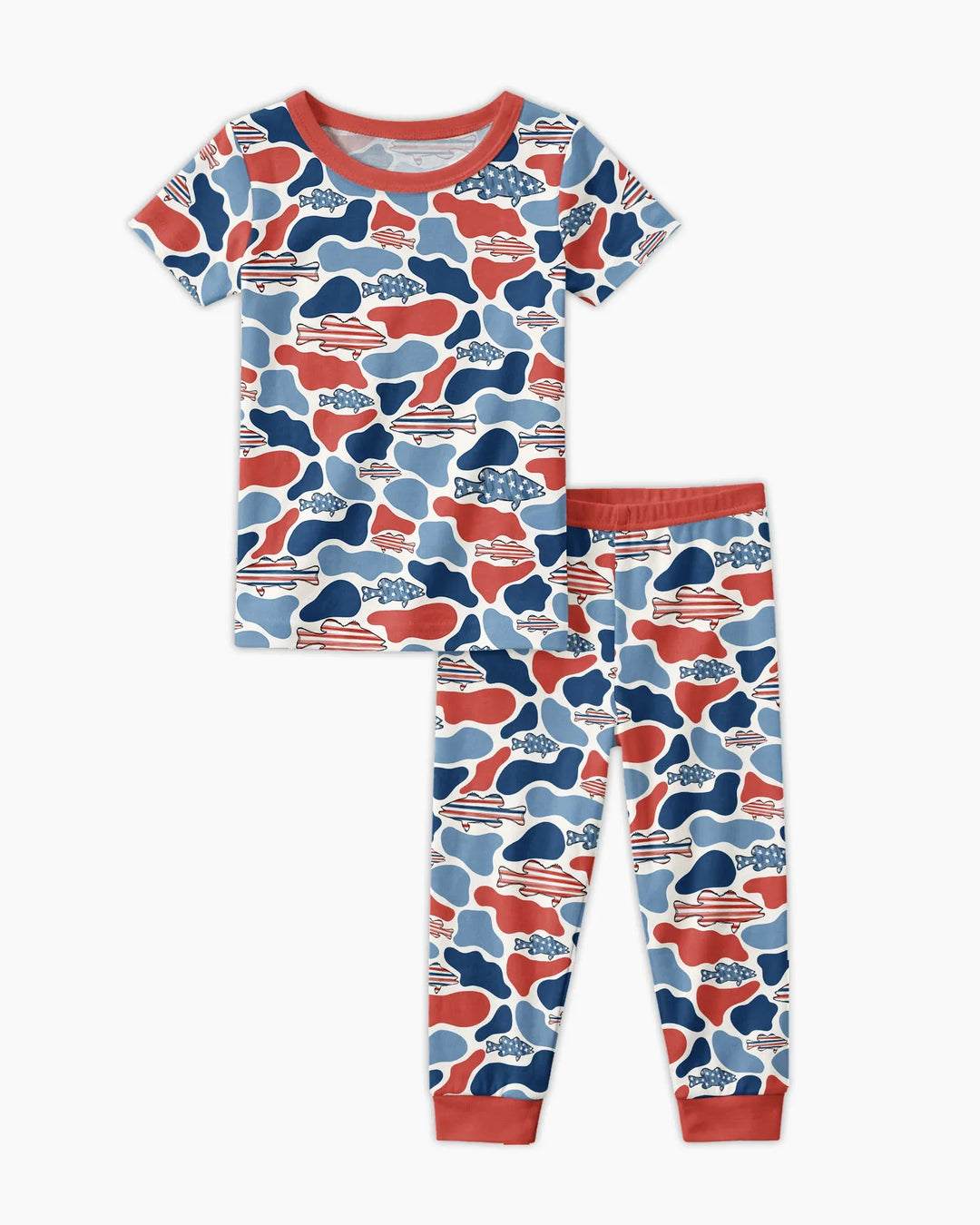 Zweiteiliges, kurzärmliges Pyjama-Set mit Marienkäfern