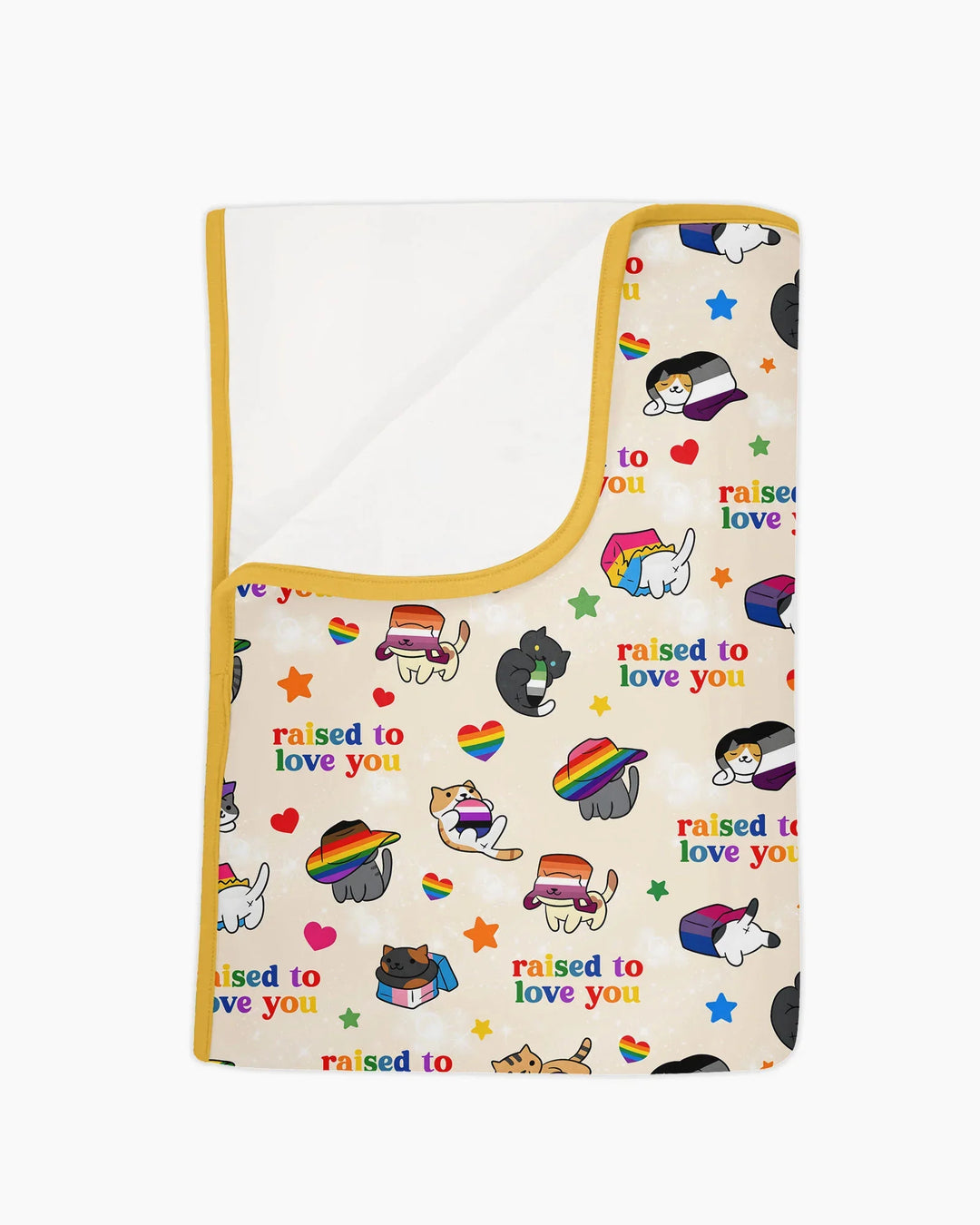 Rainbow Paws Family Matching Bamboo Blanket