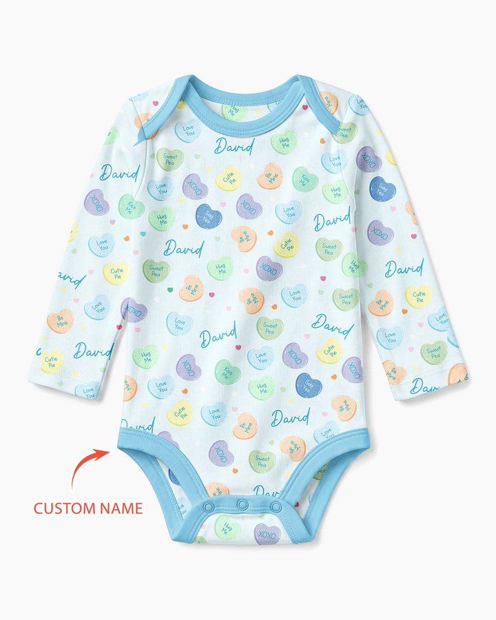 Gerippte Babykleidung mit individuellem Foto - Weich &amp; Skizzenhaft
