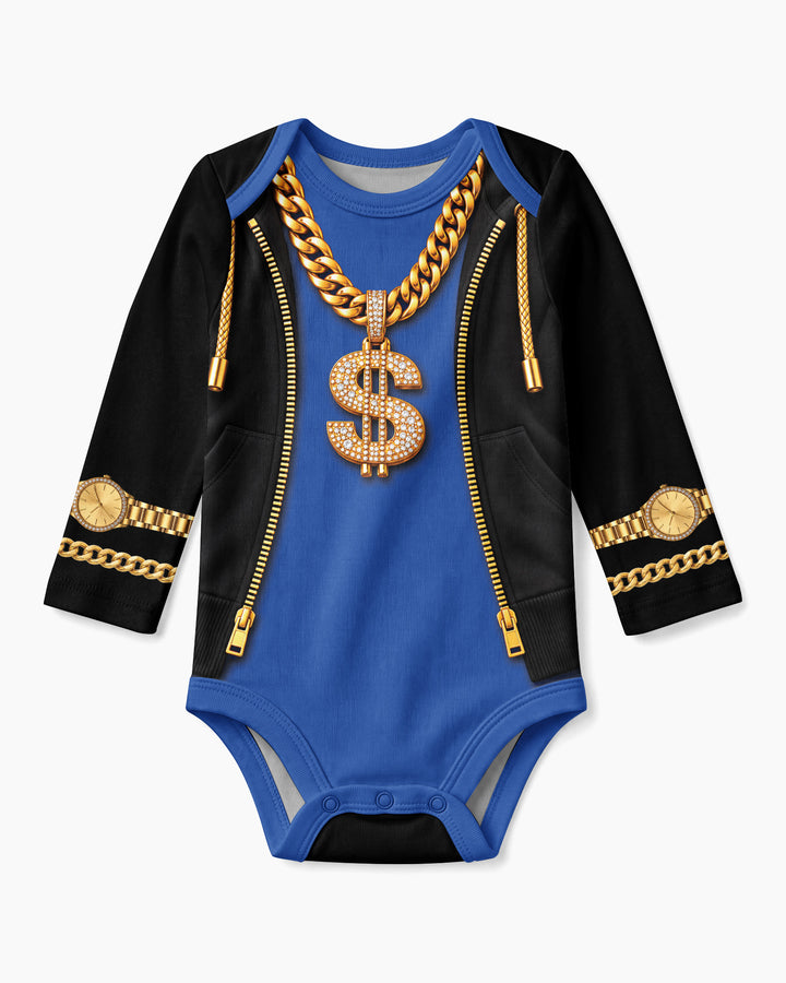 Little Chain King Bamboo Bodysuit