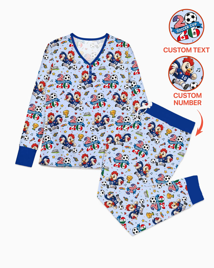 Vorlage Bambus Damen Pyjama Set