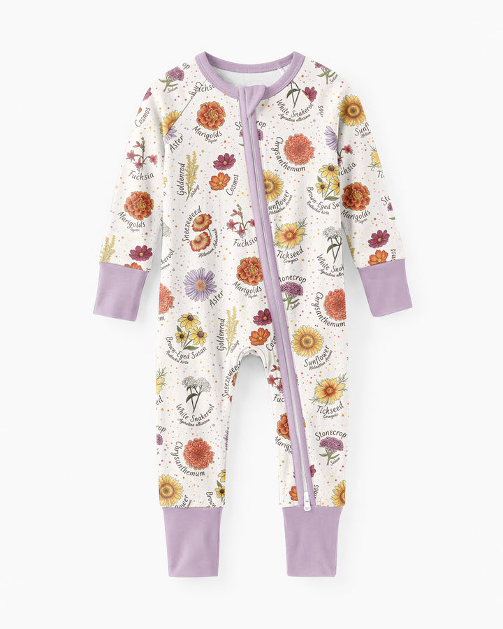 Autumn Blooms of North America Bamboo Convertible Zippy