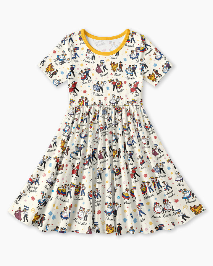 Vorlage Bambus Twirl Kleid