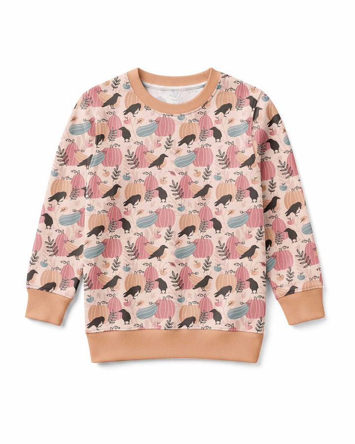 Pastel Pumpkin Patch Bamboo Crewneck Sweatshirt