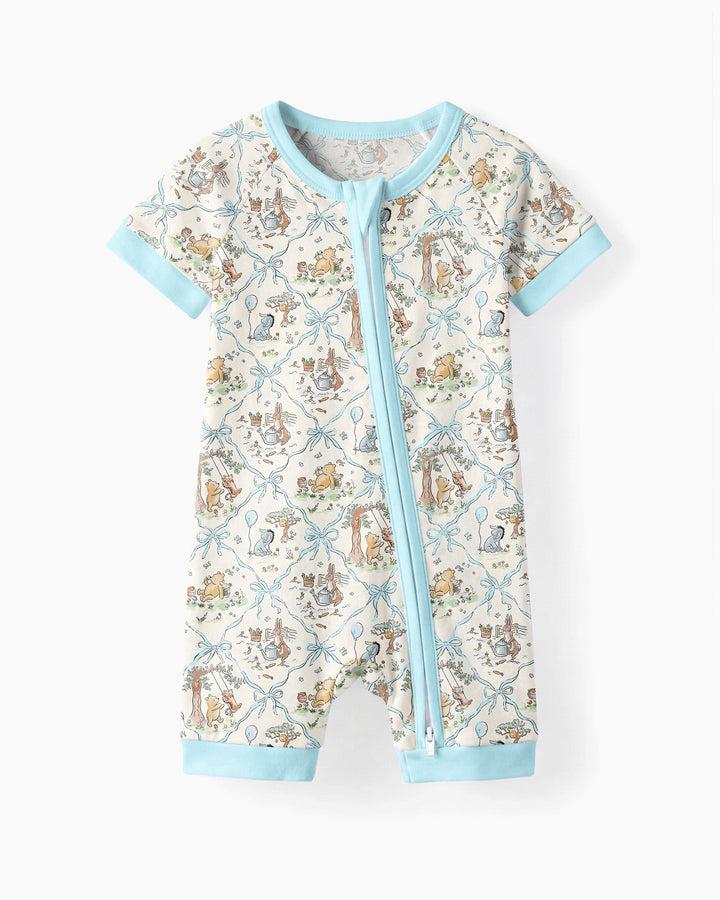 Spring Meadow Friends Bamboo Shorty Zippy