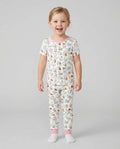 Zweiteiliges, kurzärmliges Pyjama-Set mit Marienkäfern
