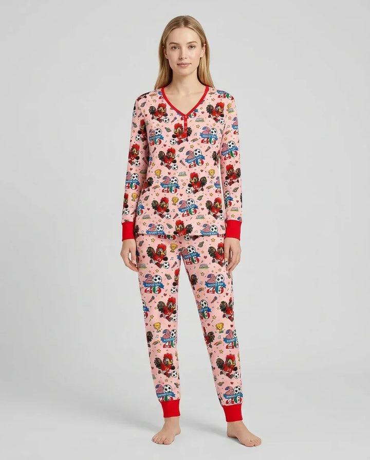 Vorlage Bambus Damen Pyjama Set