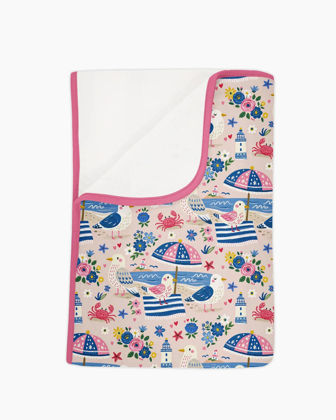 A Day At The Shore Bamboo Blanket