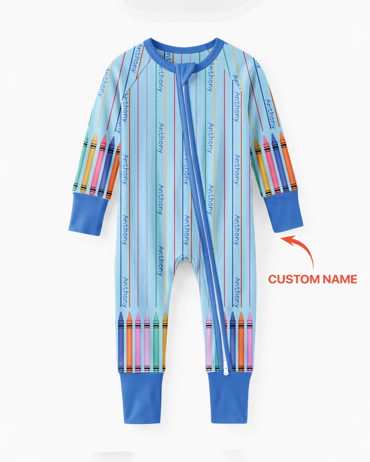Gerippte Babykleidung mit individuellem Foto - Weich &amp; Skizzenhaft