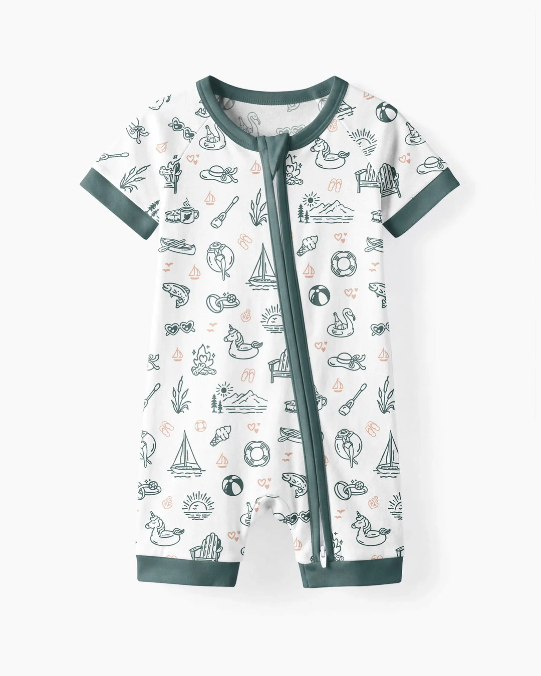 Lake Vibe Bamboo Shorty Zippy