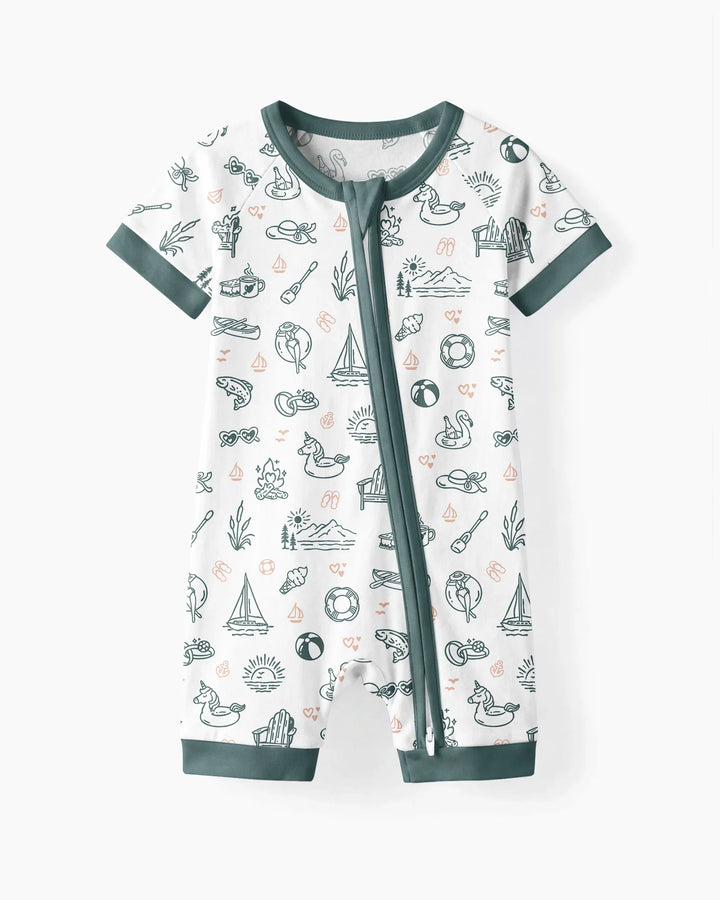 Lake Vibe Bamboo Shorty Zippy
