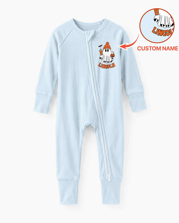 Personalized One Spooky Dude Halloween Baby Birthday Halloween Bamboo Convertible Zippy