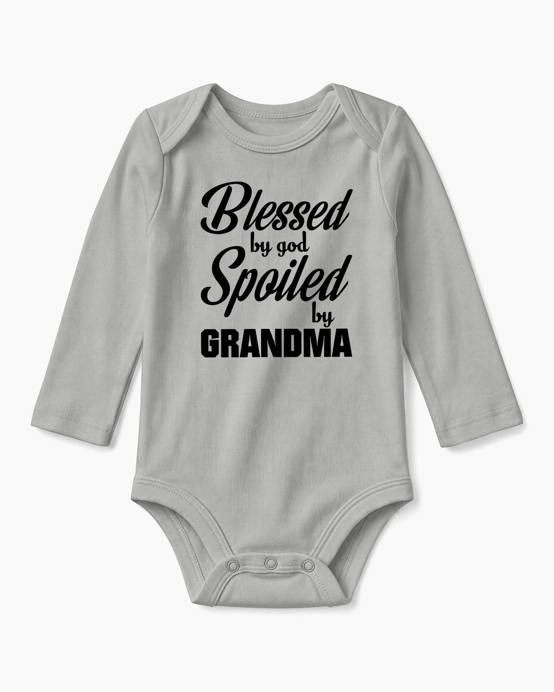 Blessed By God, Spoiled By Grandma Bamboo Bodysuit