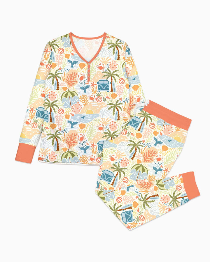 Vorlage Bambus Damen Pyjama Set