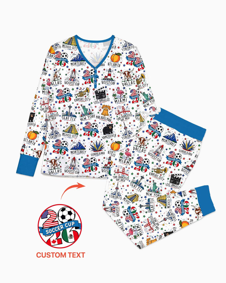 Vorlage Bambus Damen Pyjama Set