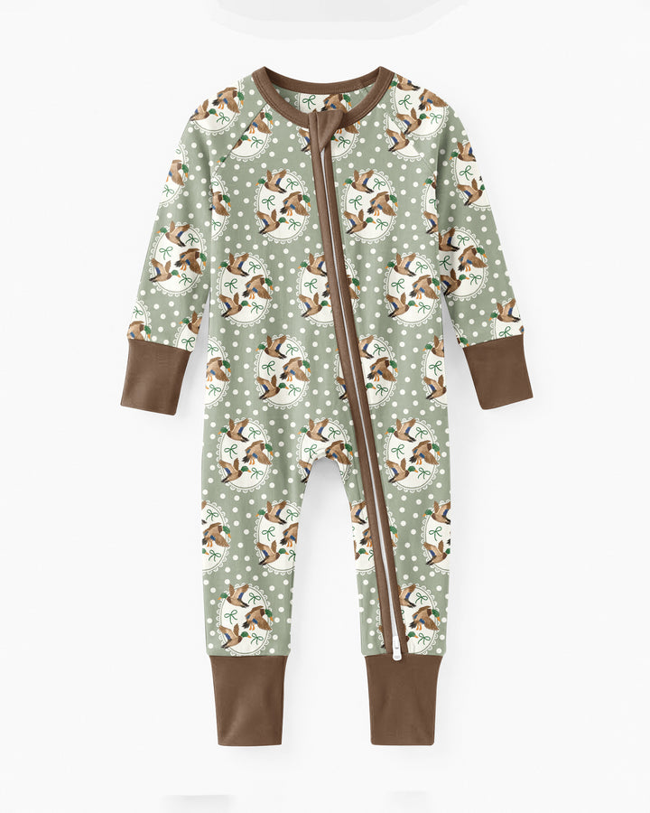 Dapper Ducks & Bows Bamboo Convertible Zippy