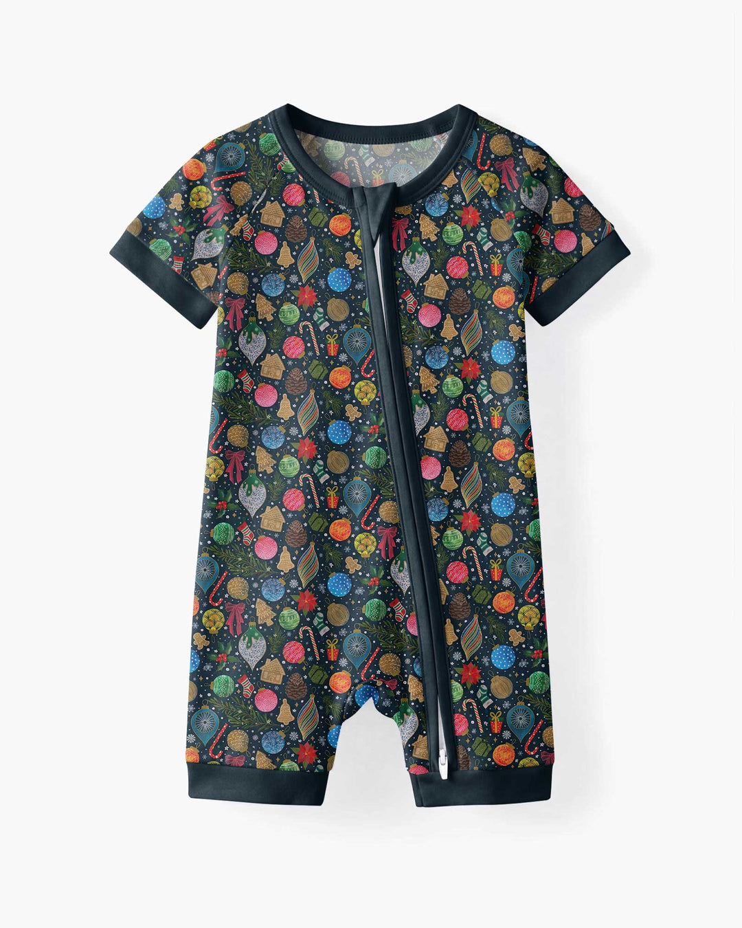 Holiday Ditsy Bamboo Shorty Zippy