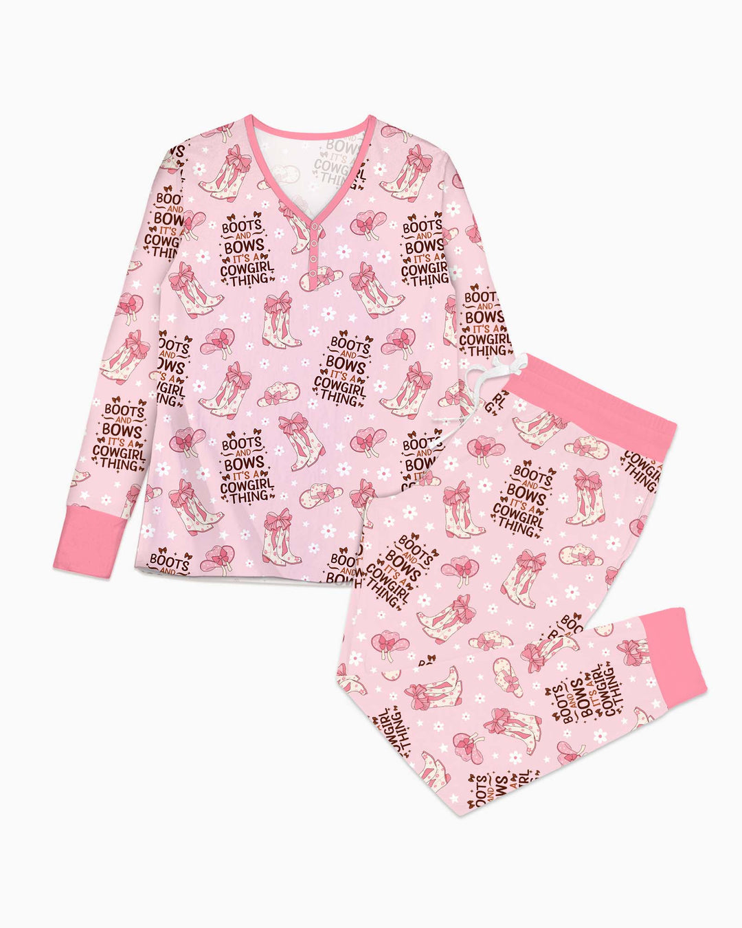 Vorlage Bambus Damen Pyjama Set