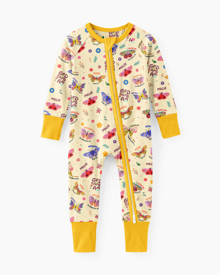 Gerippte Babykleidung mit individuellem Foto - Weich &amp; Skizzenhaft