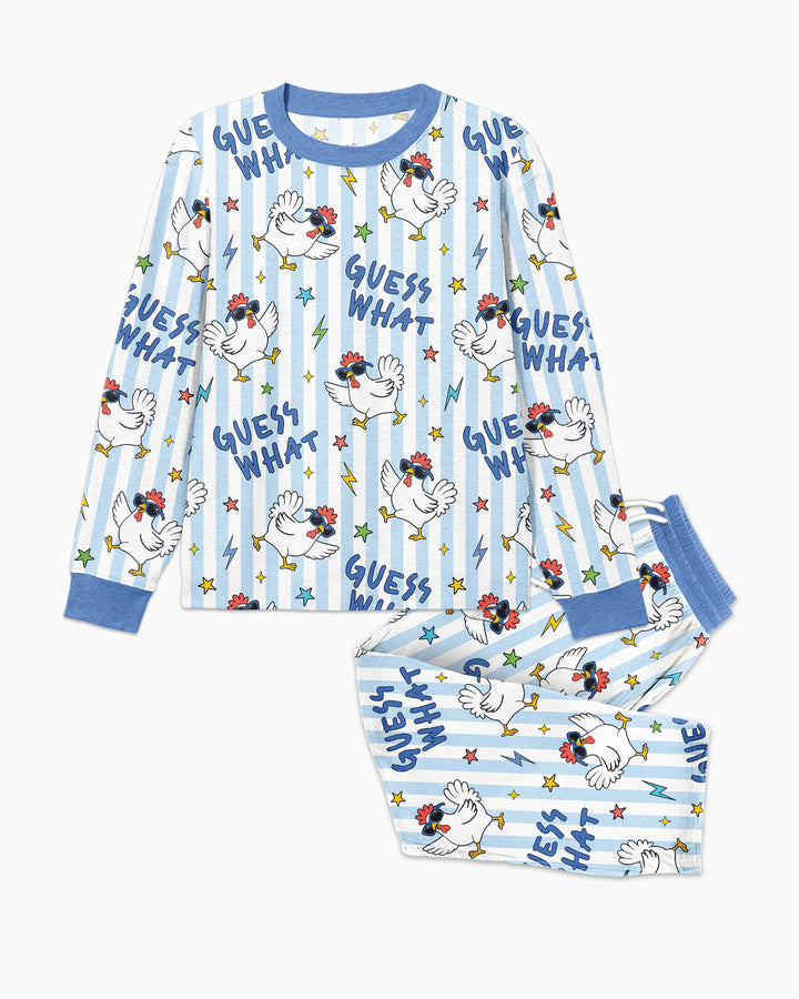 Guess What? Chicken Butt! Bamboo Men's Pajama Set