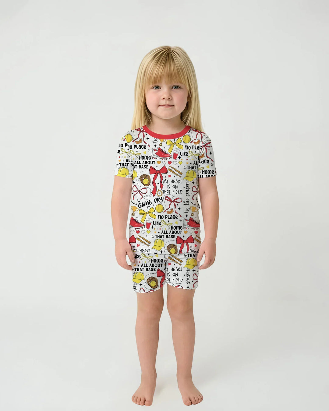 All About That Base Bamboo Two Piece Short Sleeve Shorts Pajama Set