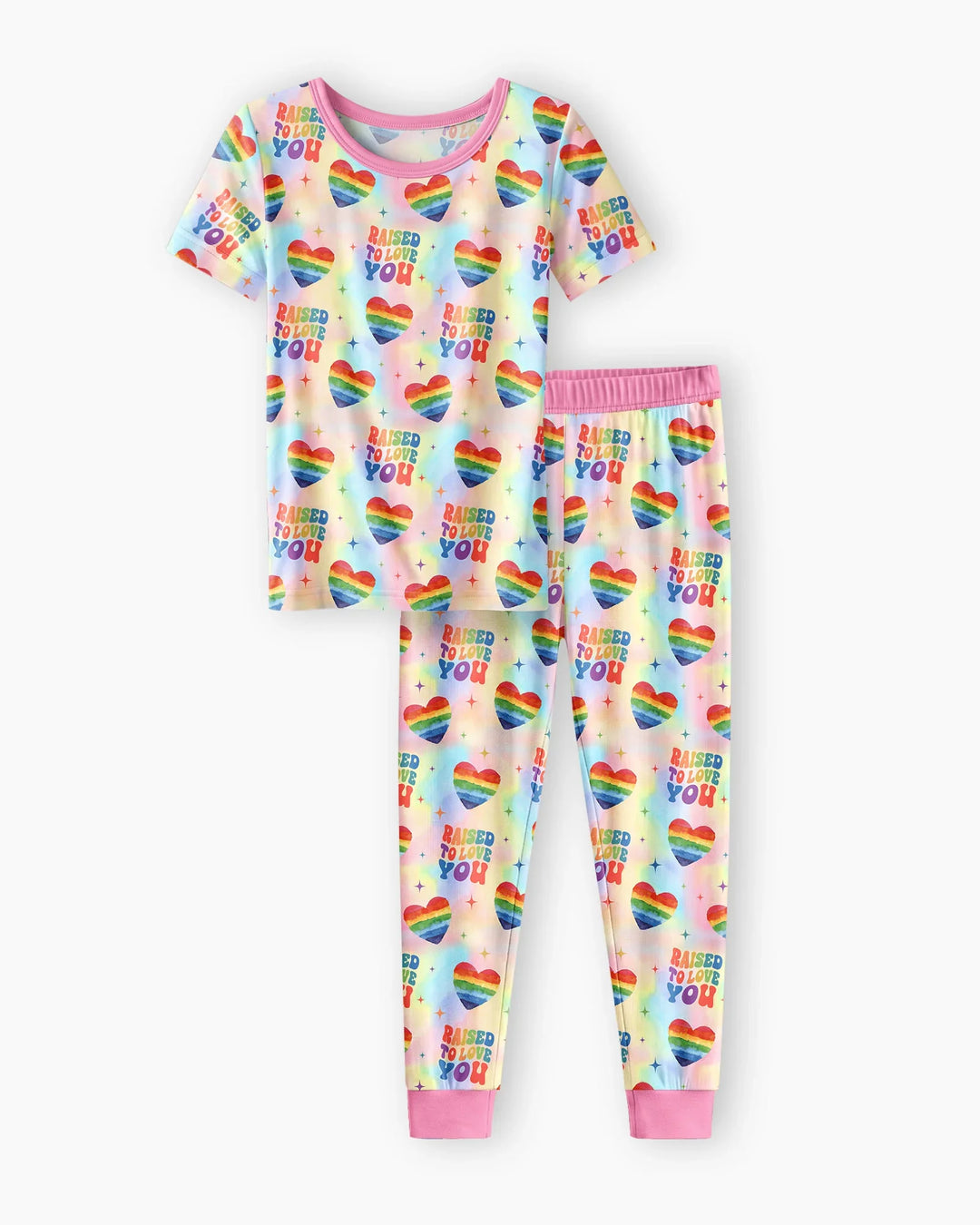 Zweiteiliges, kurzärmliges Pyjama-Set mit Marienkäfern