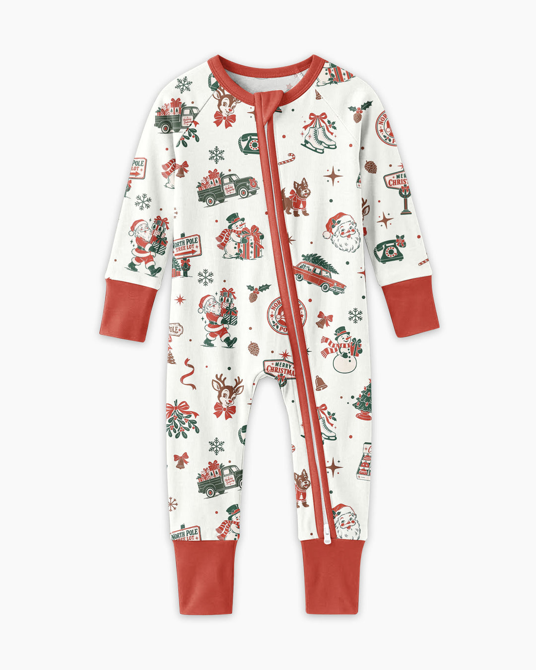 North Pole Retro Bamboo Convertible Zippy